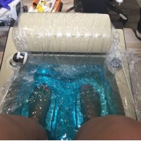 Disposable plastic bath cover, spa liner for pedicure chair